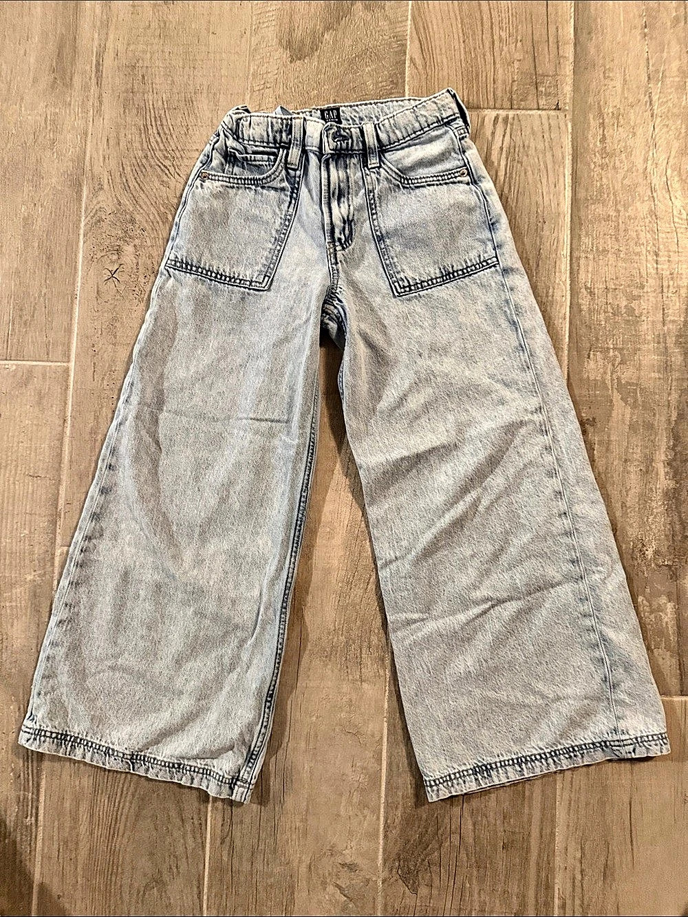Gap Baggy Wide Leg Jeans in Blue, Girls Size 12